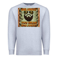 Heather Grey dad jokes you mean rad jokes Premium Sweatshirt - Artiststas