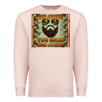 Pale Pink dad jokes you mean rad jokes Premium Sweatshirt - Artiststas