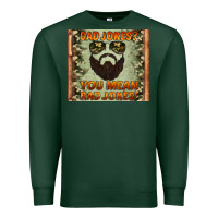 Sports Green dad jokes you mean rad jokes Premium Sweatshirt - Artiststas