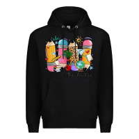 Black teacher life pencils Premium Hoodie - MaliasSmallBusiness