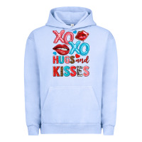 Pigment Grape Ice xo xo hugs and kisses Urban Hoodie - NancyCooperArtShop