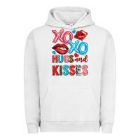 Pigment Lunar Rock xo xo hugs and kisses Urban Hoodie - NancyCooperArtShop