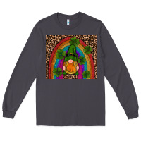 Smoke st patricks day gnomes shamrock rainwow Long Sleeve Tee - RanaPortraitStore