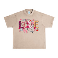 French Oak love nurse valentines day Urban Heavy Tee - MaliasSmallBusiness