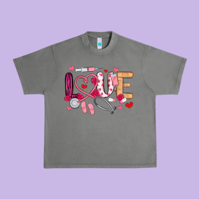 Urban Heavy Tee love nurse valentines day