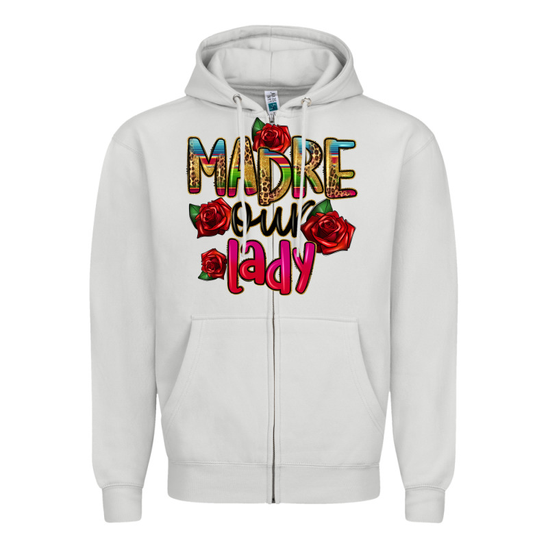 Madre Our Lady Zipper Hoodie by CTS Tumbler Store | Teevron