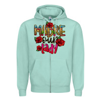 Seafoam madre our lady Zipper Hoodie - CTS Tumbler Store