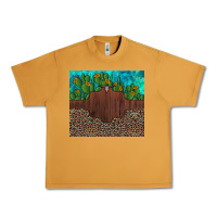 Peanut Butter custom cactus and sunflowers leopard turquoise Urban Heavy Tee - Artiststas