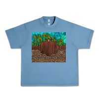Pebble Blue custom cactus and sunflowers leopard turquoise Urban Heavy Tee - Artiststas