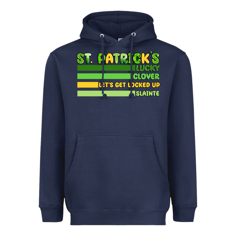 St. Patricks Lucky Clover  Artiststas Heavyweight Hoodie by Artiststas | Teevron