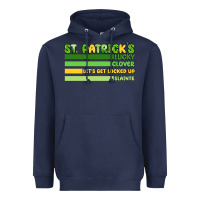 Navy st. patricks lucky clover  artiststas Heavyweight Hoodie - Artiststas