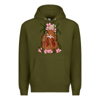 Army Green chicken Premium Hoodie - MaliasSmallBusiness