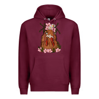 Burgundy chicken Premium Hoodie - MaliasSmallBusiness