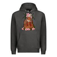 Charcoal Heather chicken Premium Hoodie - MaliasSmallBusiness