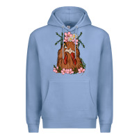 Colony Blue chicken Premium Hoodie - MaliasSmallBusiness