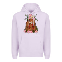 Lilac chicken Premium Hoodie - MaliasSmallBusiness