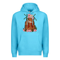 Ocean Blue chicken Premium Hoodie - MaliasSmallBusiness