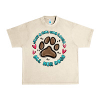 Sandshell just a girl who loves all her dogs Urban Heavy Tee - MaliasSmallBusiness