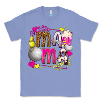 Colony Blue mama volleyball with popcorn Classic Tee - texasbilliewilder