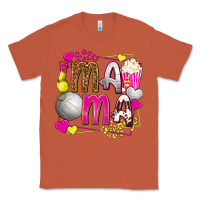 Copper mama volleyball with popcorn Classic Tee - texasbilliewilder