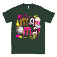 Sports Green mama volleyball with popcorn Classic Tee - texasbilliewilder