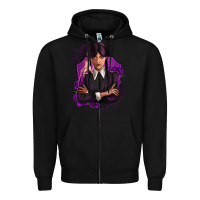 Black wednesday Zipper Hoodie - Zillion Design Studio