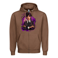 Chestnut wednesday Zipper Hoodie - Zillion Design Studio