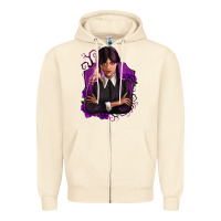 Sandshell wednesday Zipper Hoodie - Zillion Design Studio