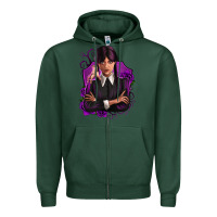 Sports Green wednesday Zipper Hoodie - Zillion Design Studio