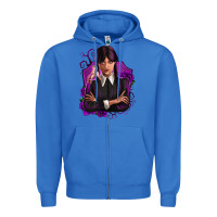 True Royal wednesday Zipper Hoodie - Zillion Design Studio