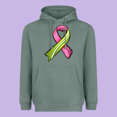 Breast Cancer Sport Ribbons Heavyweight Hoodie Designed By Adodesignshop