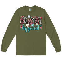 Army Green dental hygienist Long Sleeve Tee - Zillion Design Studio