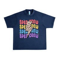 Navy sped crew Urban Heavy Tee - MaliasSmallBusiness