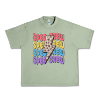 Oil Green sped crew Urban Heavy Tee - MaliasSmallBusiness