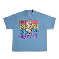 Pebble Blue sped crew Urban Heavy Tee - MaliasSmallBusiness