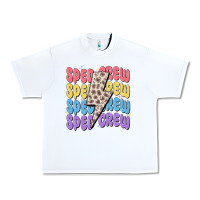 White sped crew Urban Heavy Tee - MaliasSmallBusiness