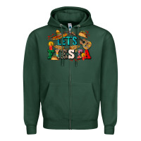 Sports Green Let's fiesta Zipper Hoodie - CTS Tumbler Store
