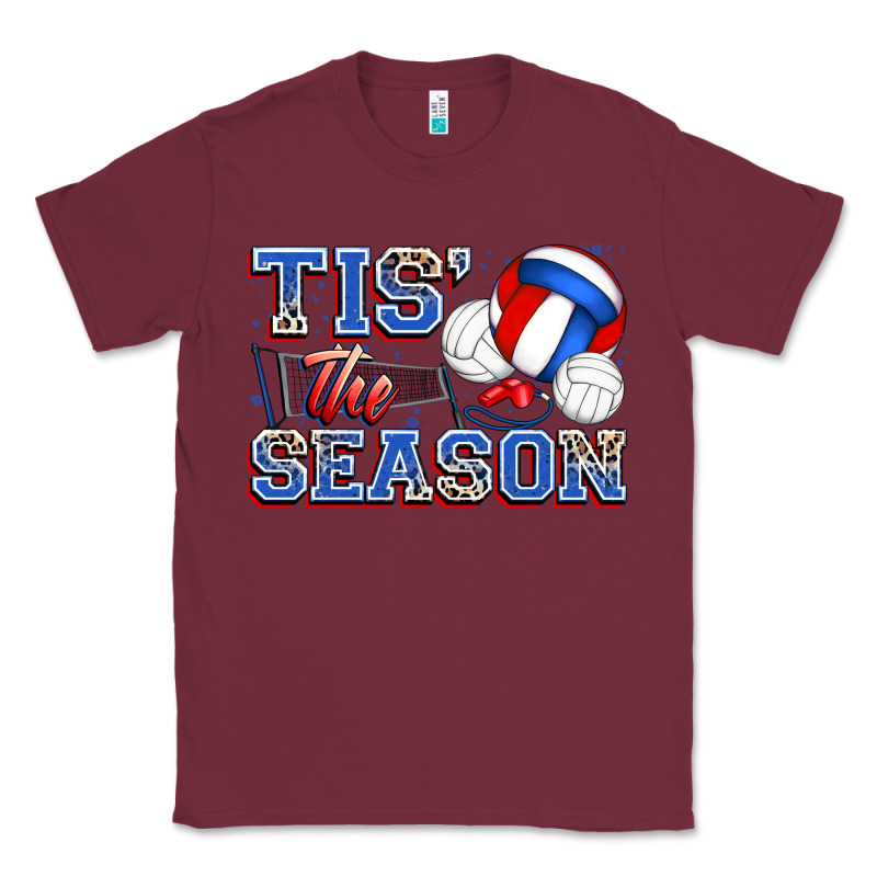 Tis' The Season Volleyball Classic Tee by Zillion Design Studio | Teevron