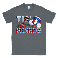 Charcoal Heather tis' the season volleyball Classic Tee - Zillion Design Studio