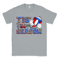 Heather Grey tis' the season volleyball Classic Tee - Zillion Design Studio