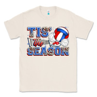 Natural tis' the season volleyball Classic Tee - Zillion Design Studio