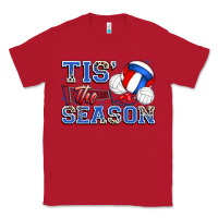 Red tis' the season volleyball Classic Tee - Zillion Design Studio