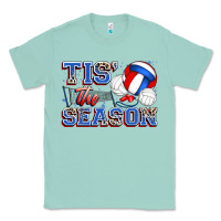 Seafoam tis' the season volleyball Classic Tee - Zillion Design Studio