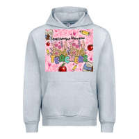 Heather Grey teachers teach them love them grow Urban Hoodie - MaliasSmallBusiness