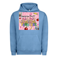 Pigment Pebble Blue teachers teach them love them grow Urban Hoodie - MaliasSmallBusiness