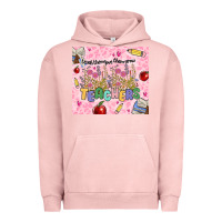 Pigment Salmon teachers teach them love them grow Urban Hoodie - MaliasSmallBusiness