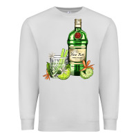 Dove Grey gin tonic bottle and cocktail Premium Sweatshirt - AdoDesignShop