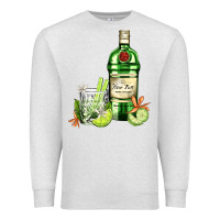 Oatmeal Heather gin tonic bottle and cocktail Premium Sweatshirt - AdoDesignShop