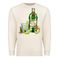 Sandshell gin tonic bottle and cocktail Premium Sweatshirt - AdoDesignShop