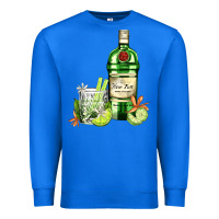 True Royal gin tonic bottle and cocktail Premium Sweatshirt - AdoDesignShop